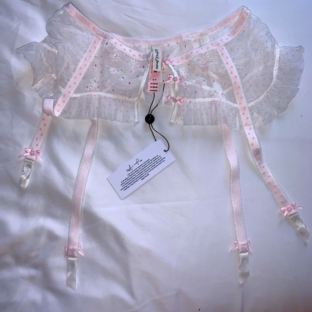 For Love & Lemons Evie Lace Garter Belt